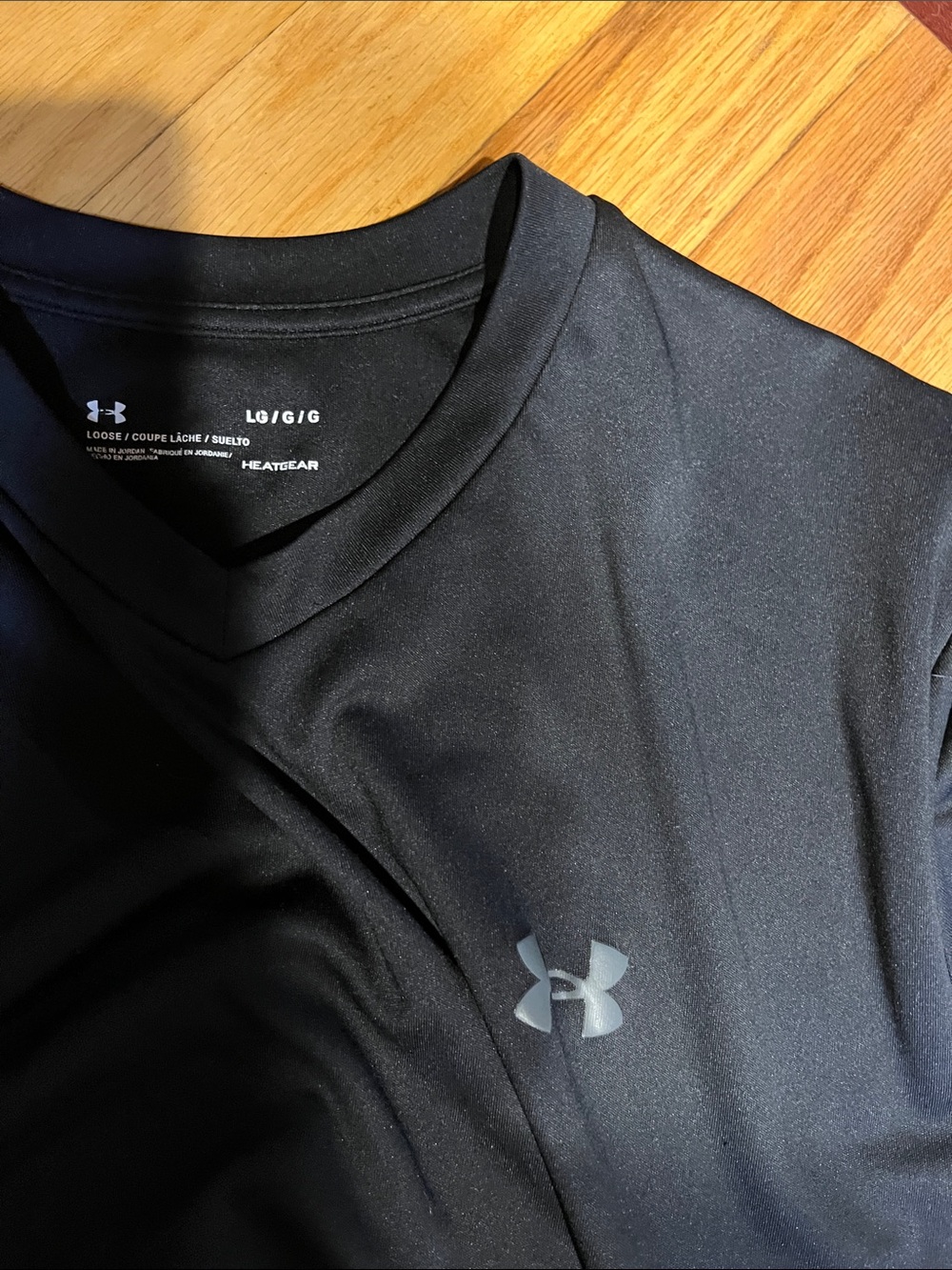 LG Men's Short-Sleeve Quarter-Zip Rash Guard in Charcoal